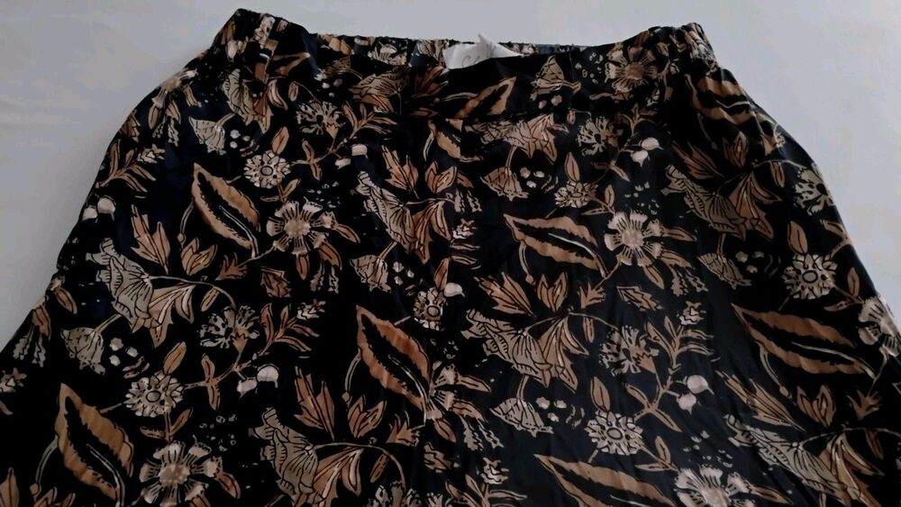 New Cleobella Wide Leg Crop Sloane Pant Sz M Upcycled Viscose Boho Indie Anthro